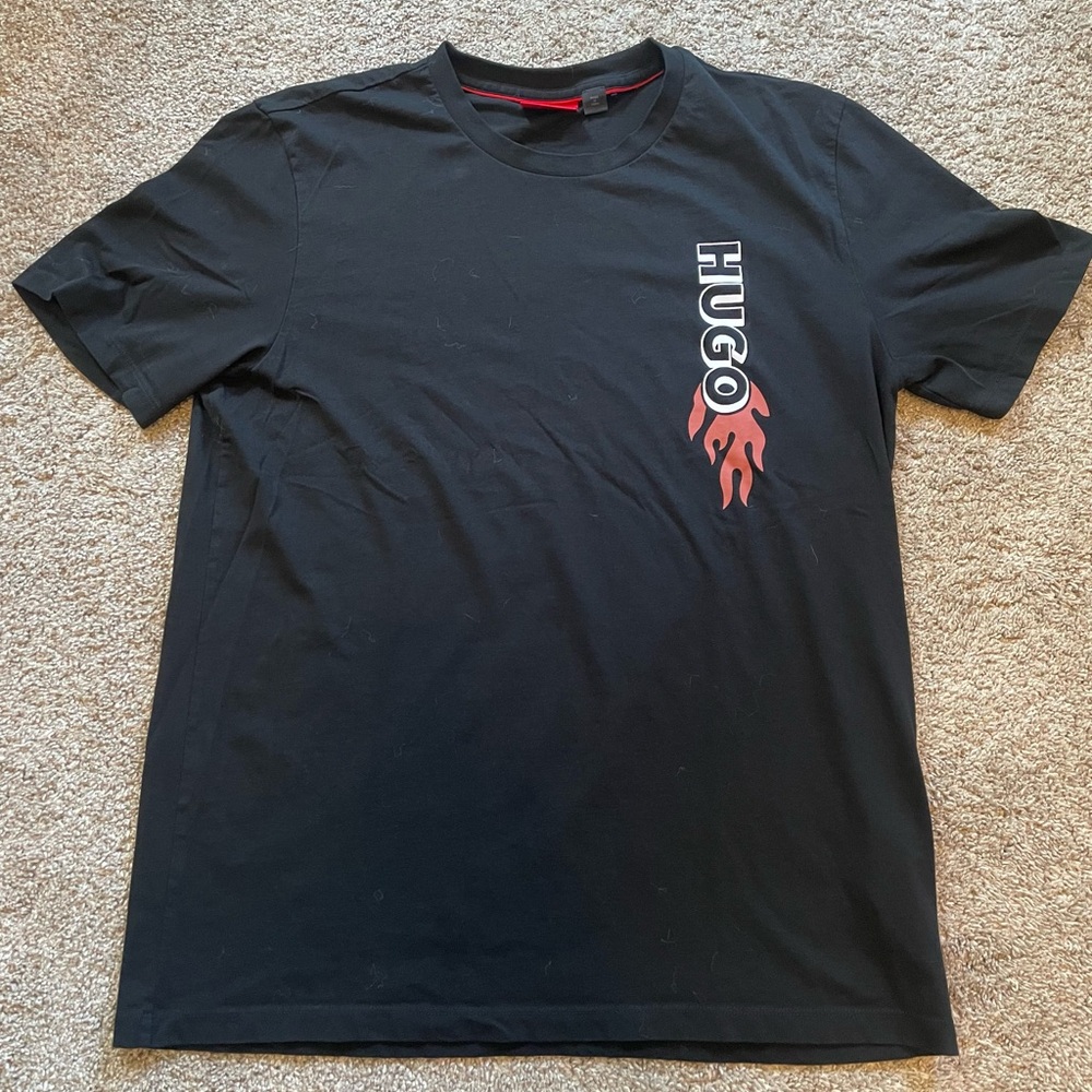 HUGO by Hugo Boss - Black T-shirt. Size XL